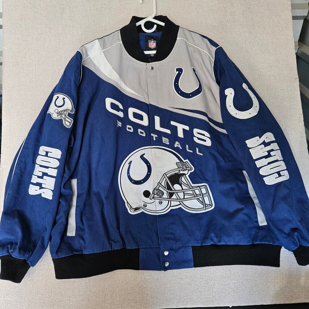 Indianapolis Colts NFL Kickoff Jacket 6XL Rare Size – Excellent - Picture 3 of 9